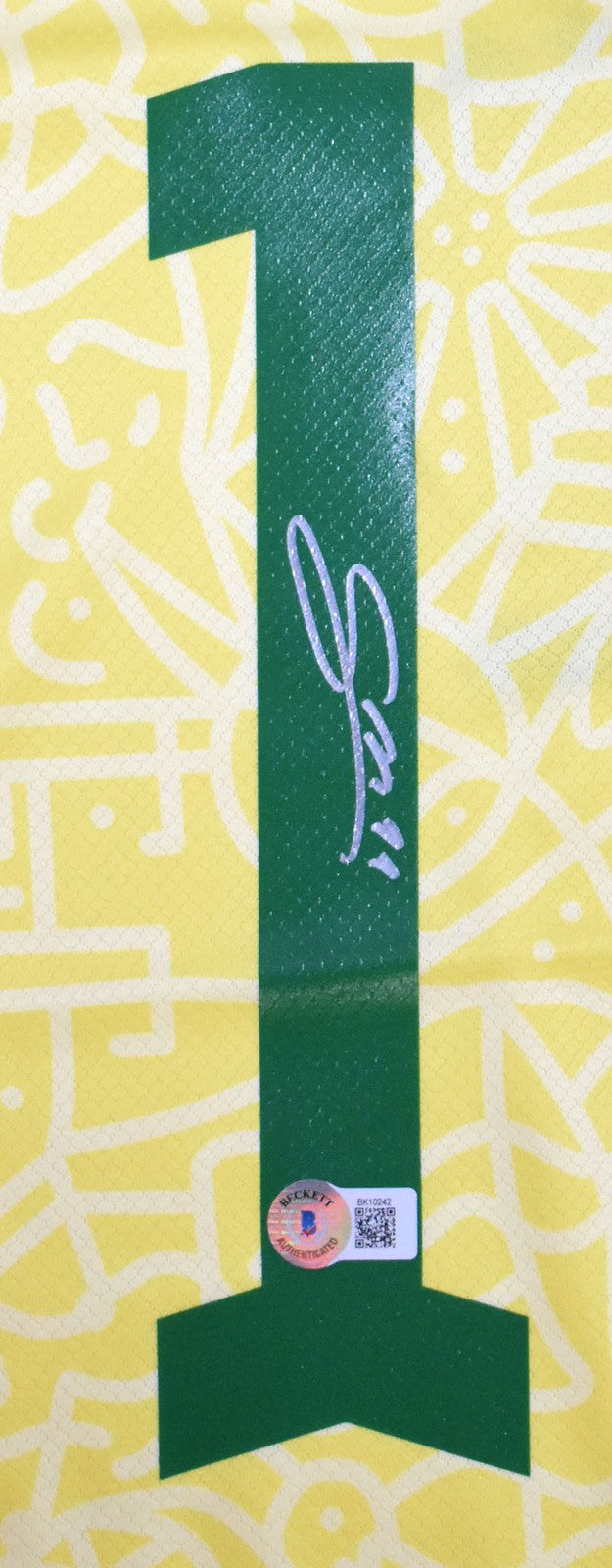 Gabriel Martinelli Signed Brazil National Team Home Jersey