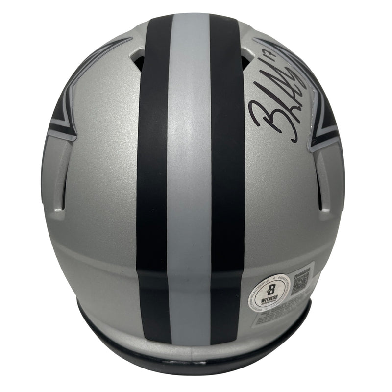 Brandon Aubrey Signed Dallas Cowboys Rave Alternative Mini Helmet BAS