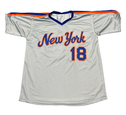 Darryl Strawberry New York Mets Signed Custom Baseball Jersey (BAS)