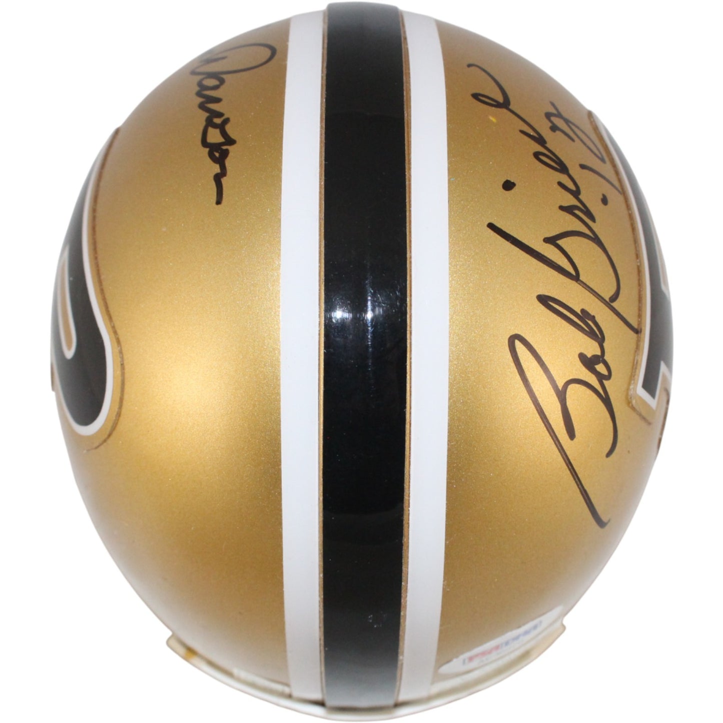 Len Dawson & Bob Griese Autographed Purdue Boilermakers VSR4 Mini Helmet