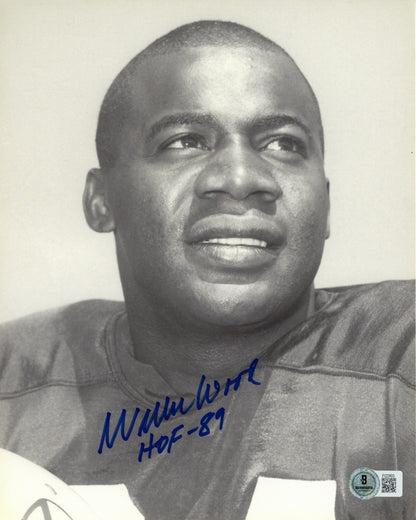 Willie Wood Autographed Green Bay Packers 8x10 Photo
