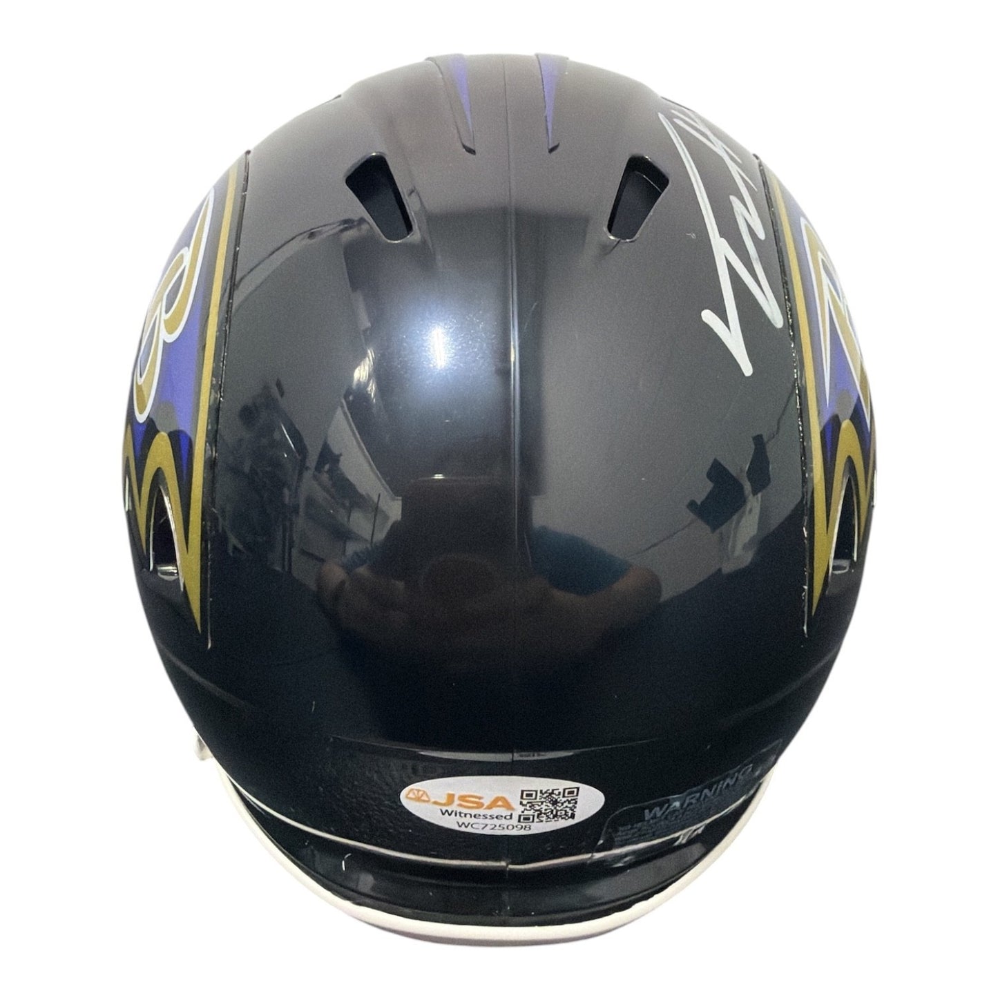Trey Hendrickson Signed Baltimore Ravens Speed Mini Helmet