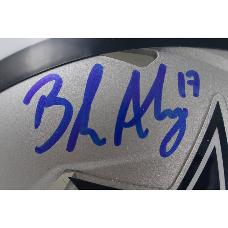 Brandon Aubrey Dallas Cowboys Autographed Mini Helmet Beckett Witnessed