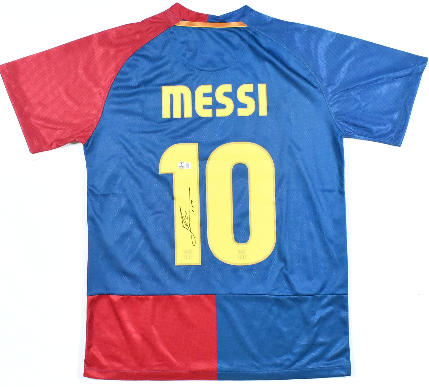 Lionel Messi Autographed FC Barcelona Home Jersey