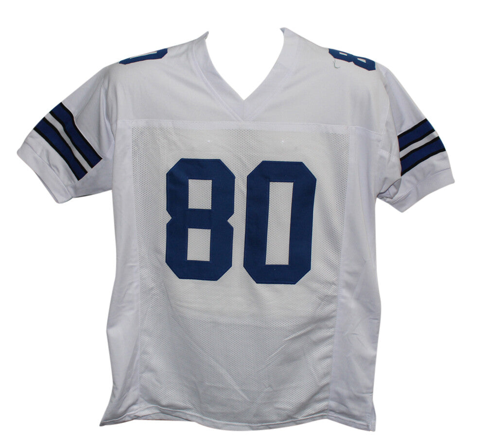 Tony Hill Dallas Cowboys Signed Custom Pro Style White Jersey