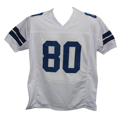 Tony Hill Dallas Cowboys Signed Custom Pro Style White Jersey