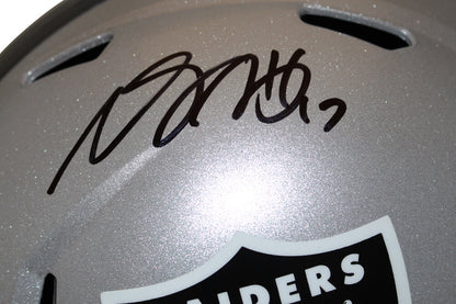 Davante Adams Autographed Las Vegas Raiders Full Size Speed Replica Helmet