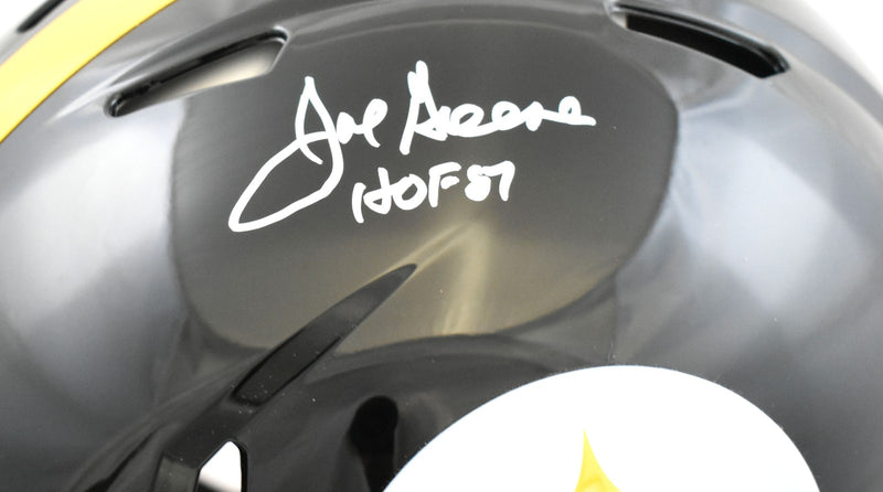 Joe Greene Signed Pittsburgh Steelers Full Size Speed Authentic Helmet