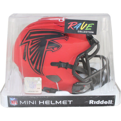 Julio Jones Signed Atlanta Falcons Riddell Rave Mini Helmet (Beckett)