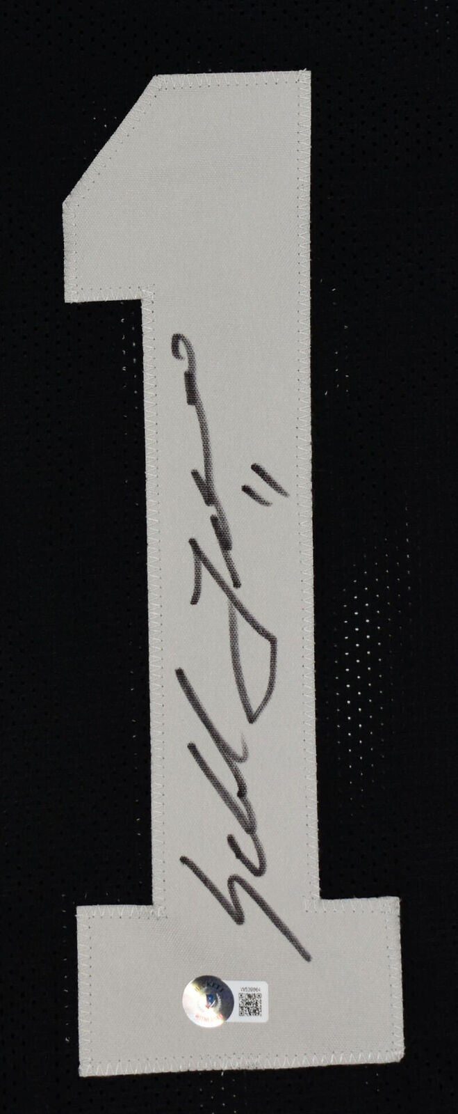 Sebastian Janikowski Signed Black Custom Football Jersey