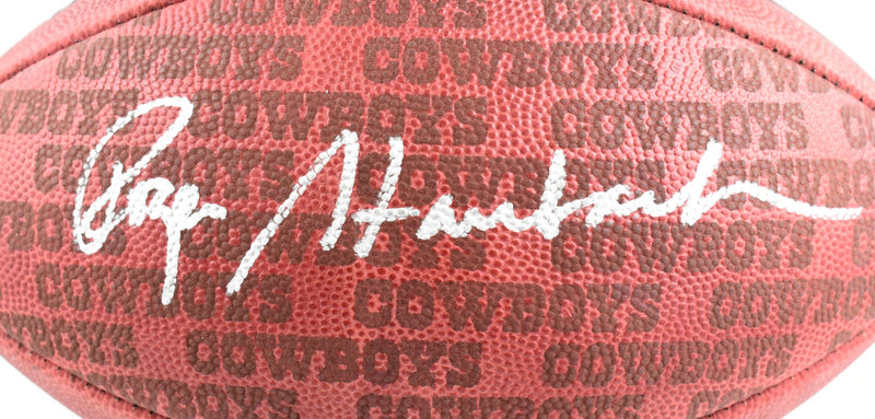 Roger Staubach Signed Dallas Cowboys Wilson Duke Football
