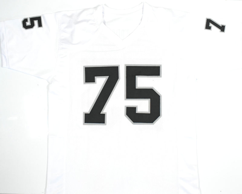 Howie Long Autographed Las Vegas Raiders Custom White Jersey