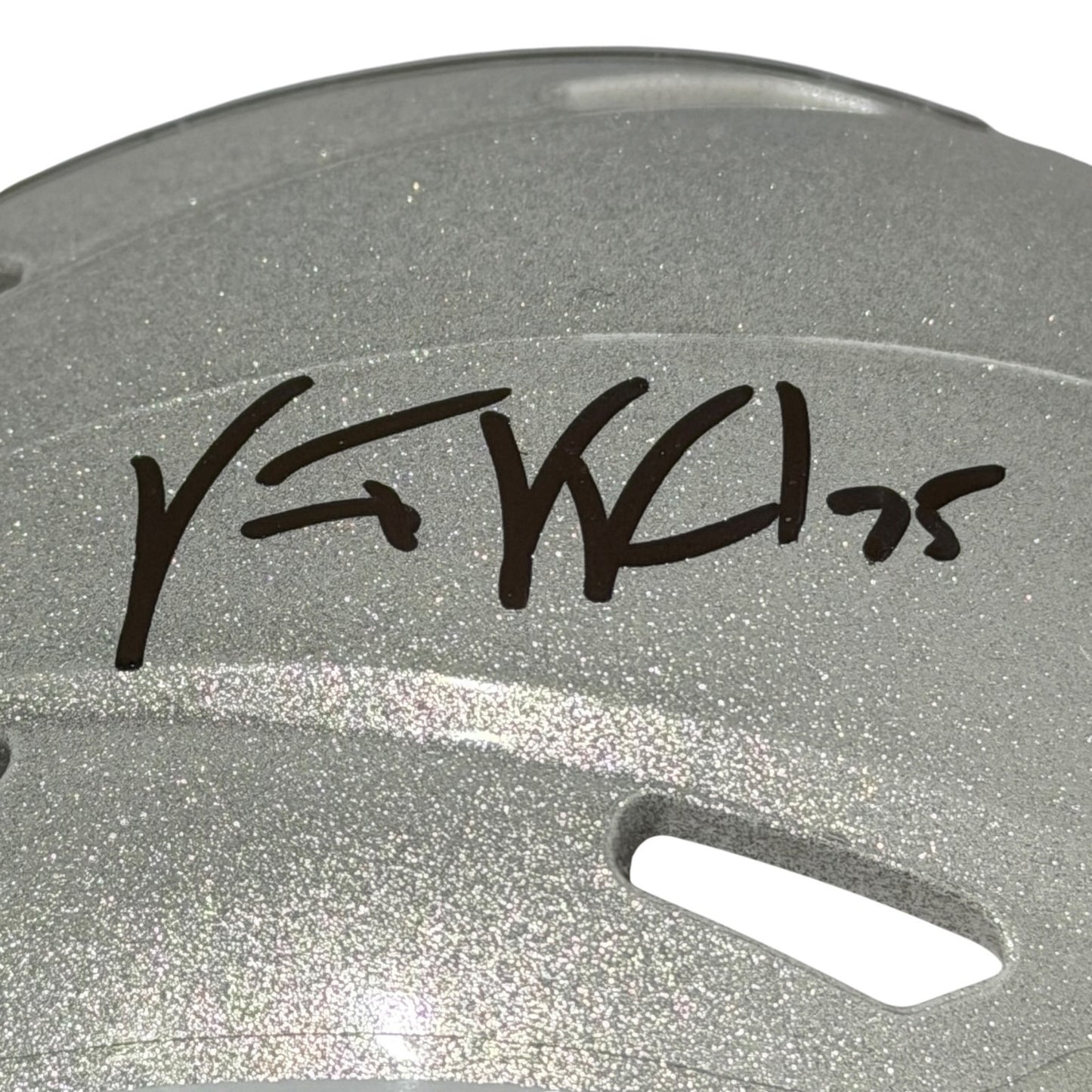 Vince Wilfork New England Patriots Signed Speed Mini Helmet JSA