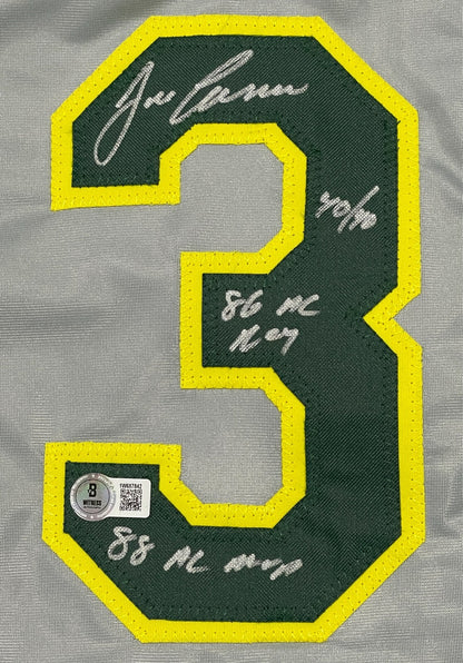 Jose Canseco Signed Oakland Athletics Custom Jersey (3 Inscriptions) BAS