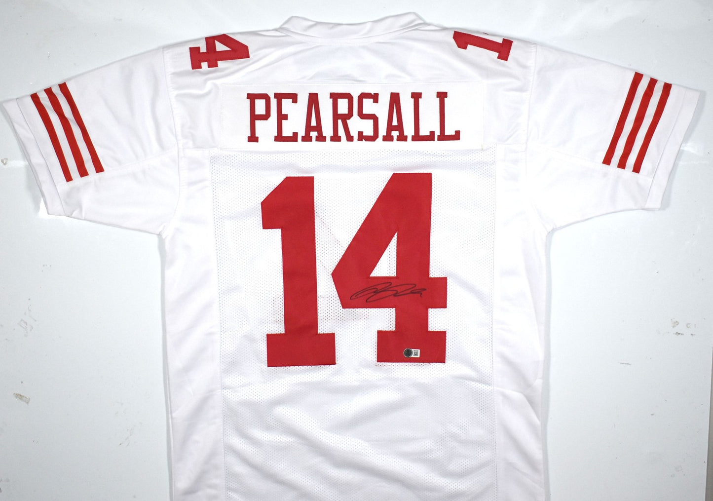 Ricky Pearsall Autographed San Francisco 49ers White Custom Jersey