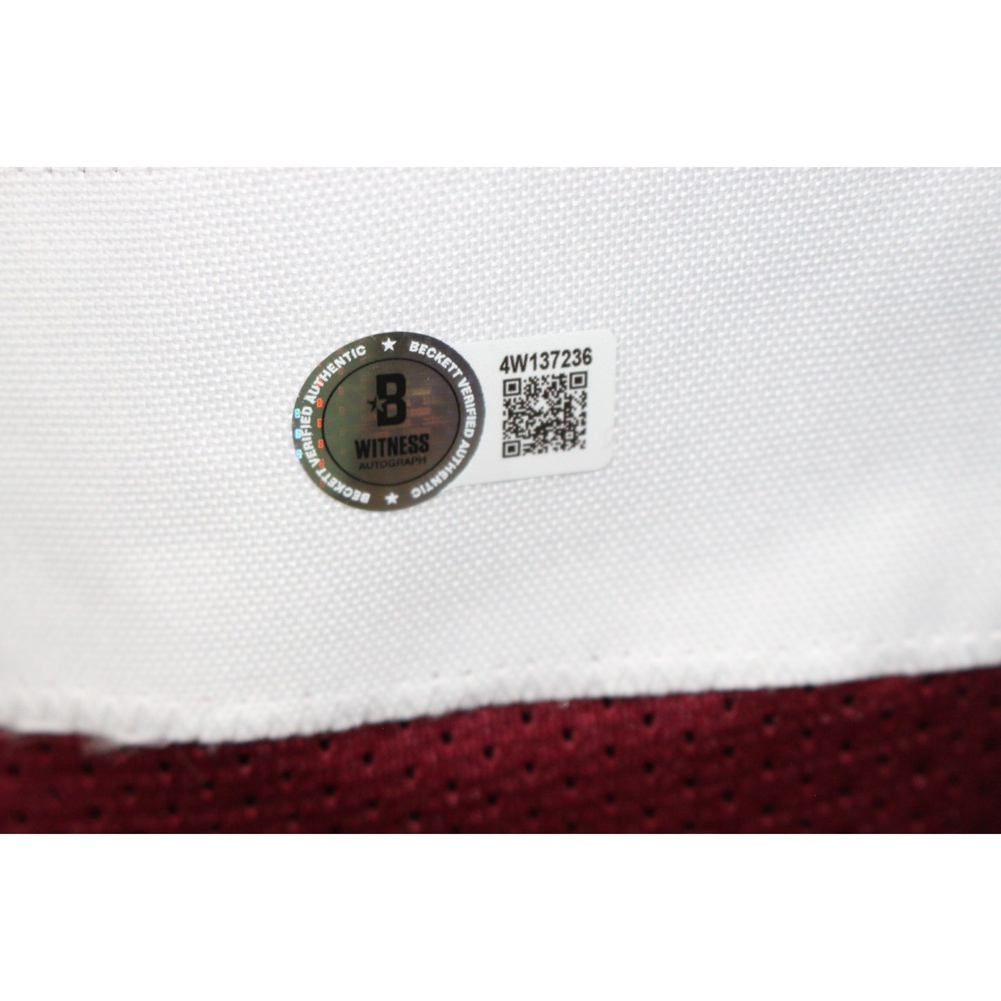 Larry Brown Autographed Red Pro Style Jersey with "72 MVP" Inscription