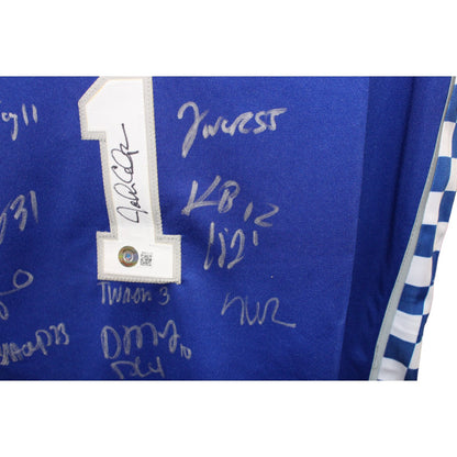 John Calipari & Kentucky Wildcats Team Signed 2021-22 Basketball Jersey