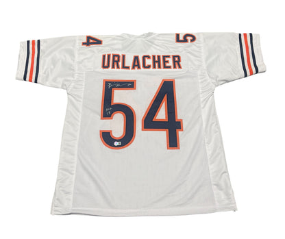 Brian Urlacher Signed Chicago Bears Custom Jersey (HOF 18) Beckett COA