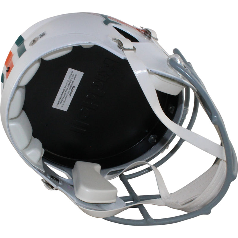 Devon Achane Miami Dolphins Autographed Full Size Tribute Helmet