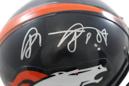 Shannon Sharpe Denver Broncos Autographed VSR4 Mini Helmet