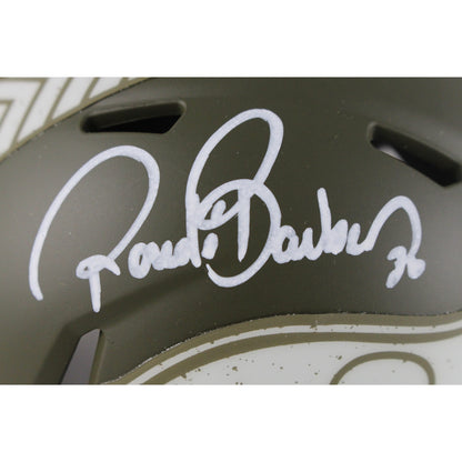 Ronde Barber Autographed Tampa Bay Buccaneers STS Mini Helmet (Beckett)
