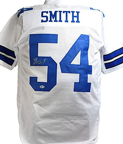 Jaylon Smith Autographed Dallas Cowboys White Custom Jersey