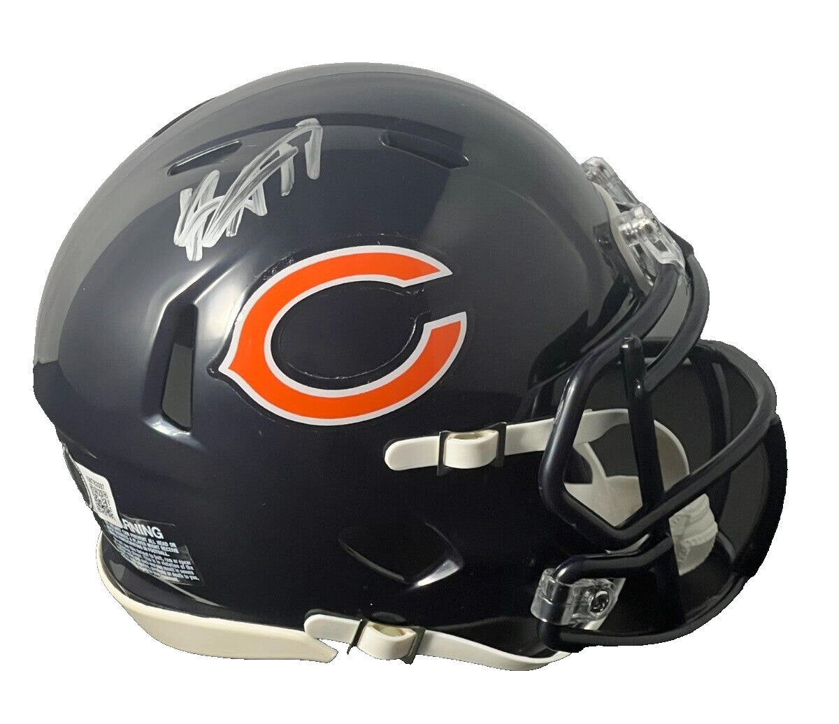 Keenan Allen Chicago Bears Signed Speed Mini Helmet Beckett Witnessed