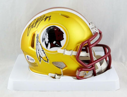 Dwayne Haskins Signed Washington Redskins Blaze Mini Helmet