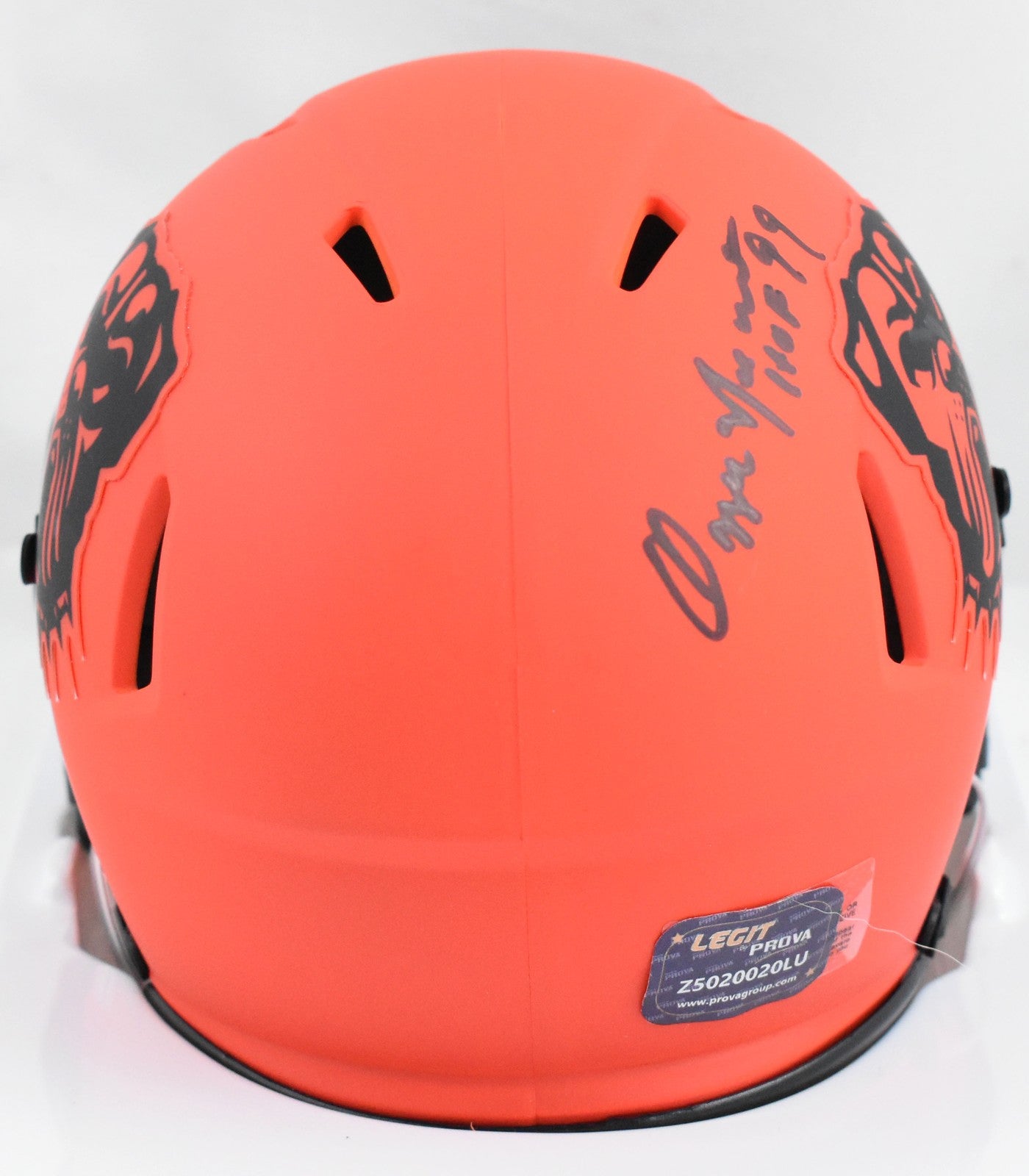 Ozzie Newsome Signed Cleveland Browns Rave Speed Mini Helmet
