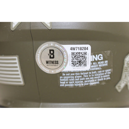 Julio Jones Signed Atlanta Falcons 2022 Salute to Service Mini Helmet