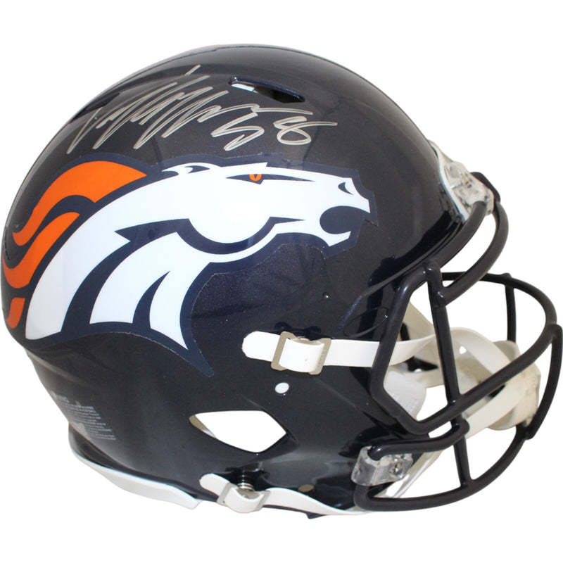 Von Miller Signed Denver Broncos Throwback Authentic Full Size Helmet
