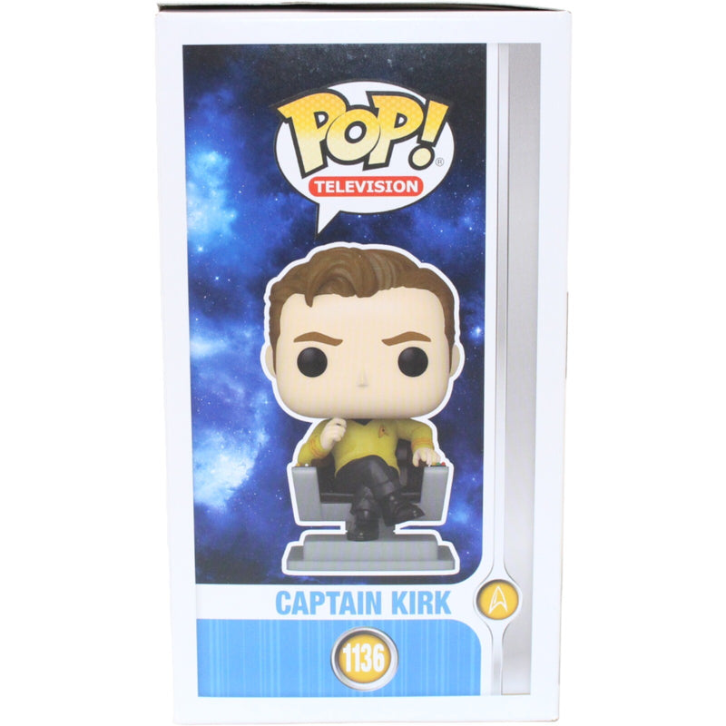 William Shatner Autographed Captain Kirk Star Trek Funko Pop! #1136