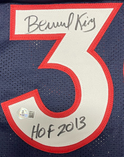 Bernard King Signed New York Knicks Custom Jersey (HOF 2013)