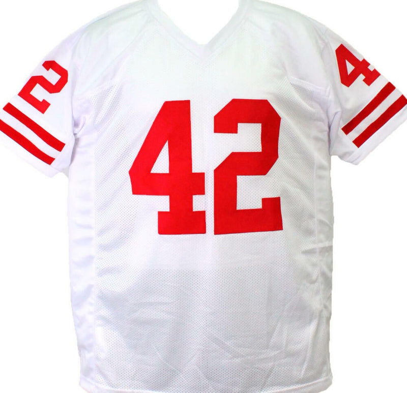 T.J. Watt Signed Wisconsin Badgers Style Custom White Jersey