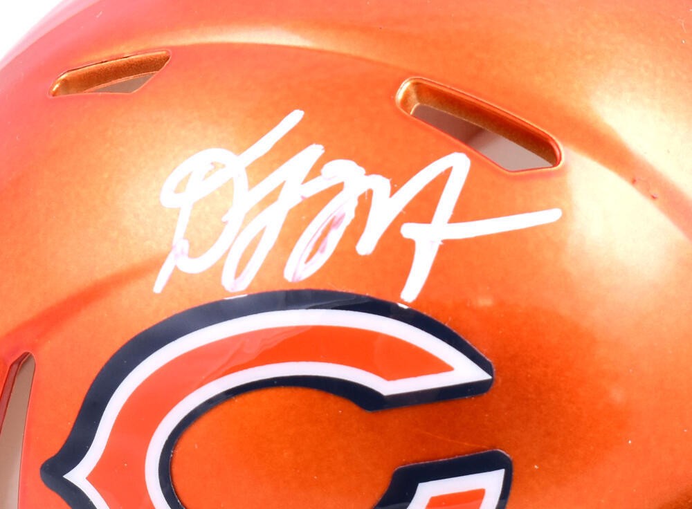 DJ Moore Signed Chicago Bears Flash Speed Mini Helmet