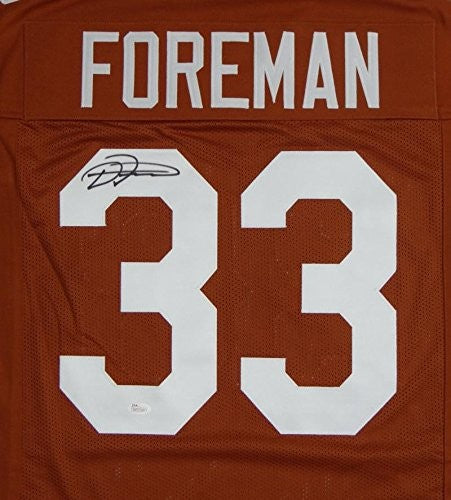 D'onta Foreman Signed Texas Longhorns Style Orange Jersey