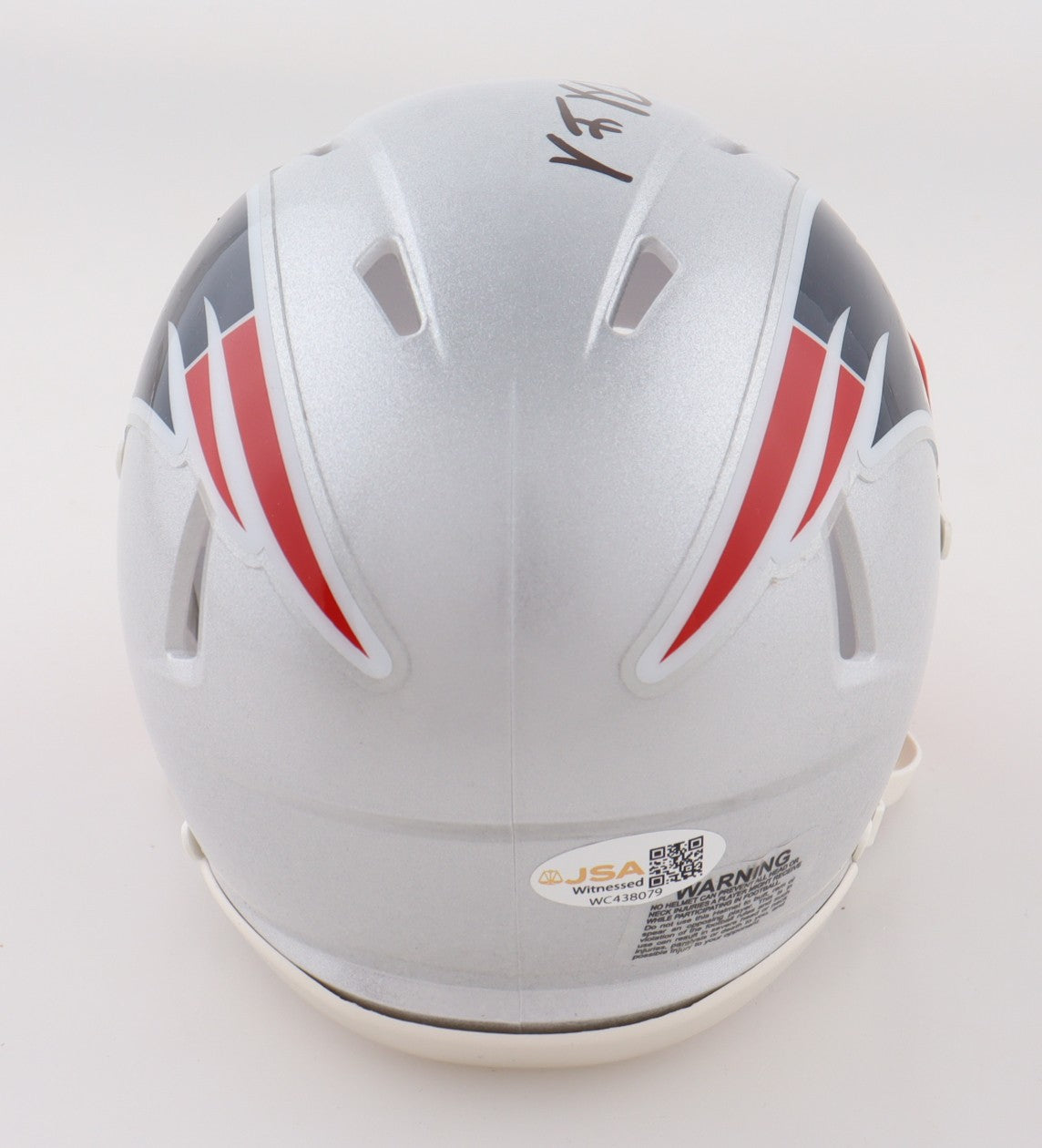 Vince Wilfork Signed New England Patriots Mini Helmet