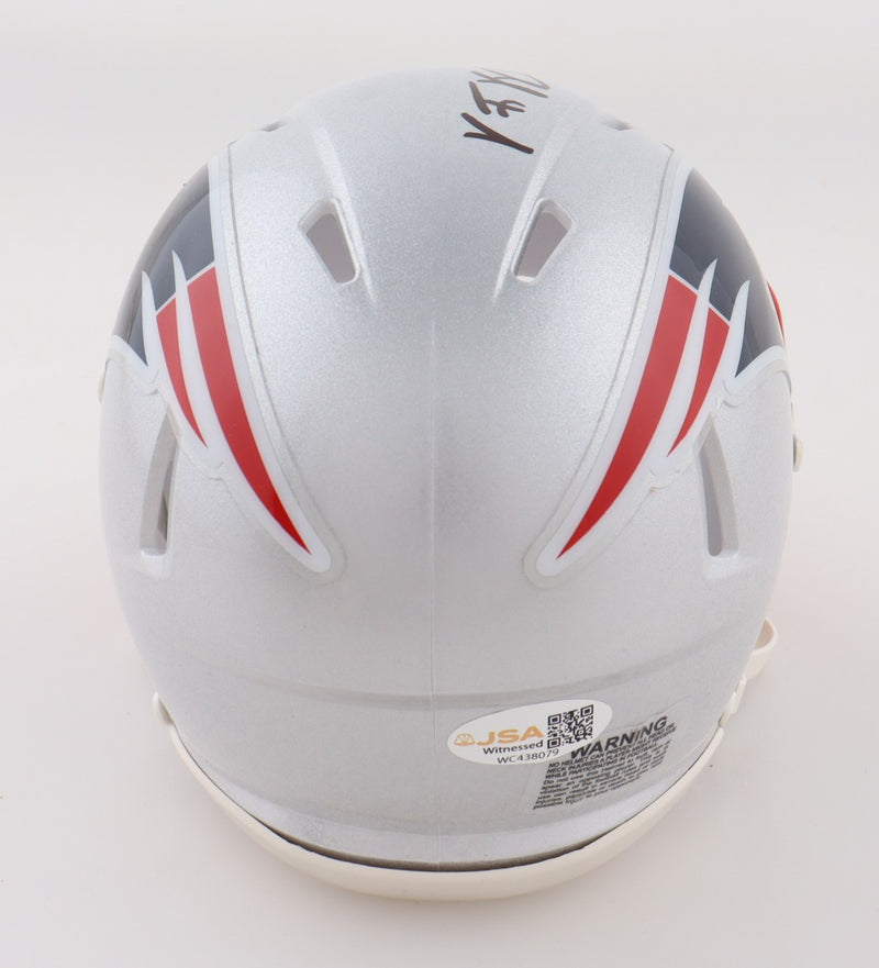 Vince Wilfork Signed New England Patriots Mini Helmet