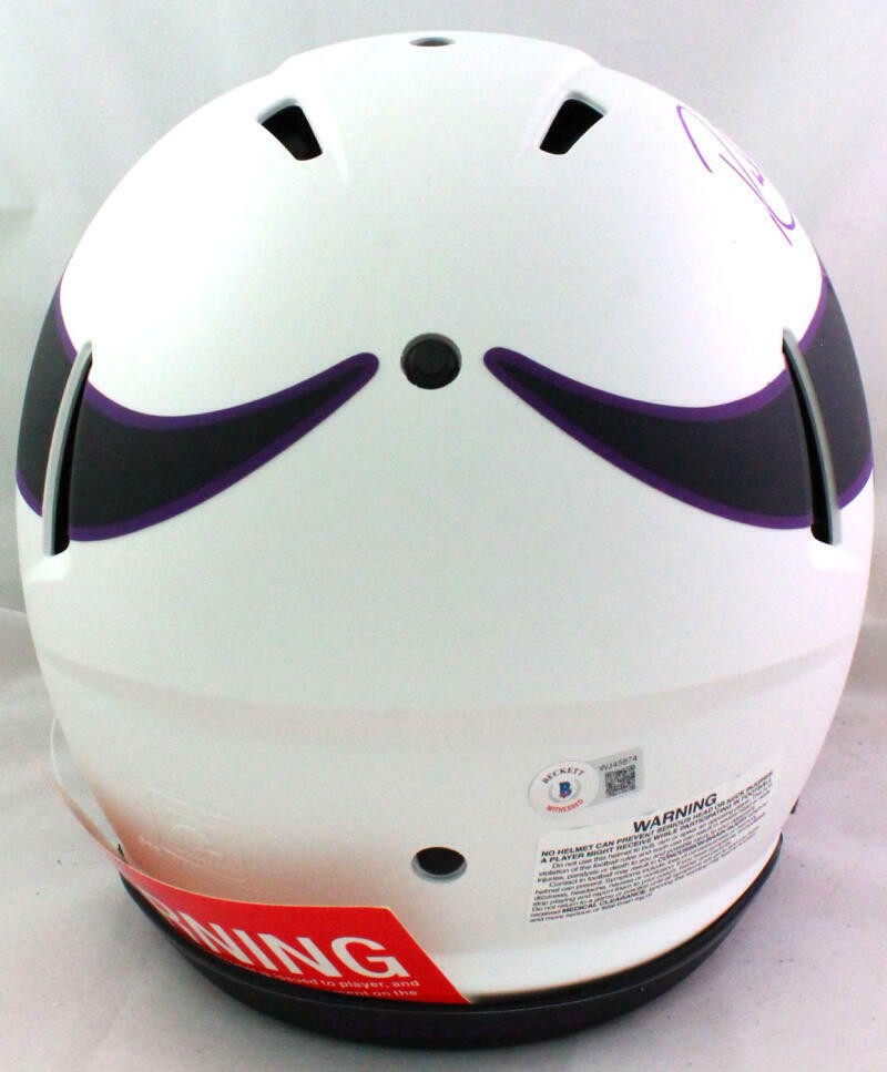 Randy Moss Signed Minnesota Vikings Lunar Eclipse Authentic Full Size Helmet