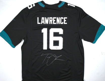 Trevor Lawrence Autographed Jacksonville Jaguars Black Jersey