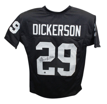 Eric Dickerson Autographed Jersey - Las Vegas Raiders Pro Style