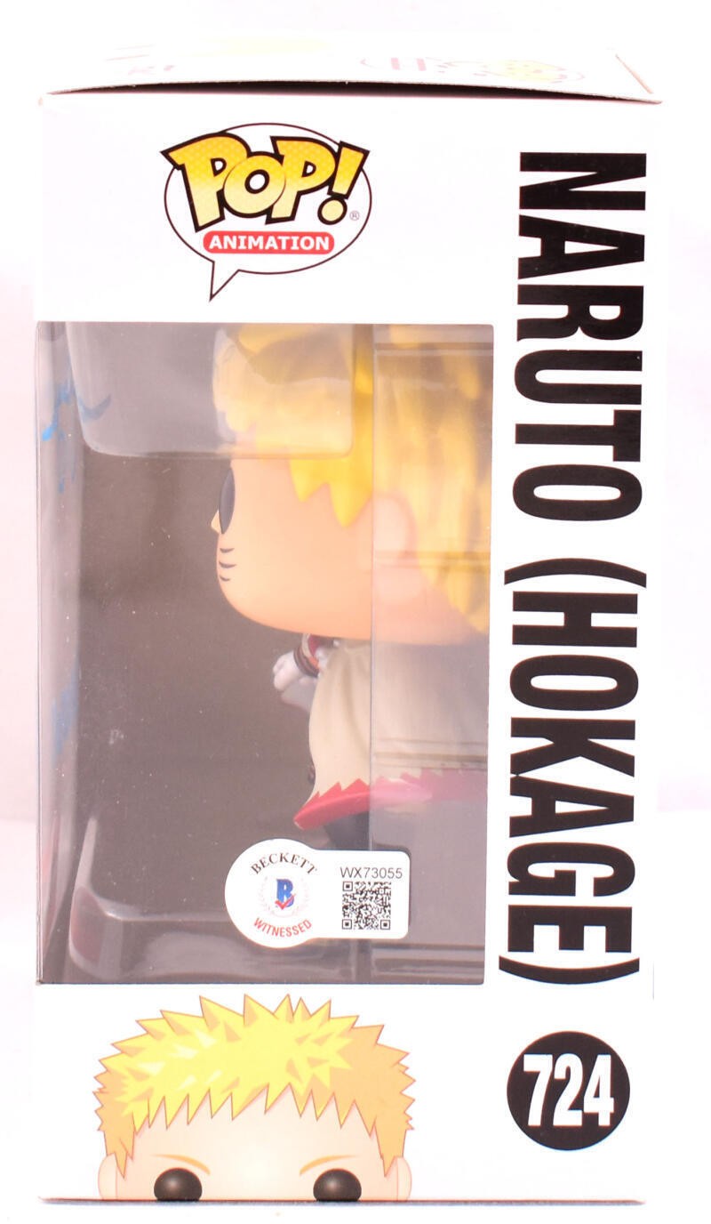 Maile Flanagan Signed Naruto Funko Pop #724 - Beckett BAS