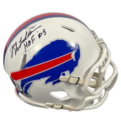 Joe DeLamielleure Signed Buffalo Bills Speed Mini Helmet HOF 03 BAS