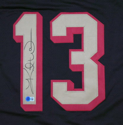 Kurt Warner Autographed Iowa Barnstormers Custom Black Jersey