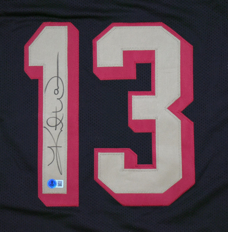 Kurt Warner Autographed Iowa Barnstormers Custom Black Jersey