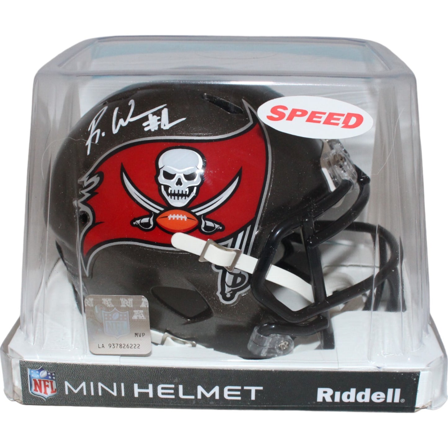 Rachaad White Tampa Bay Buccaneers Signed Mini Helmet