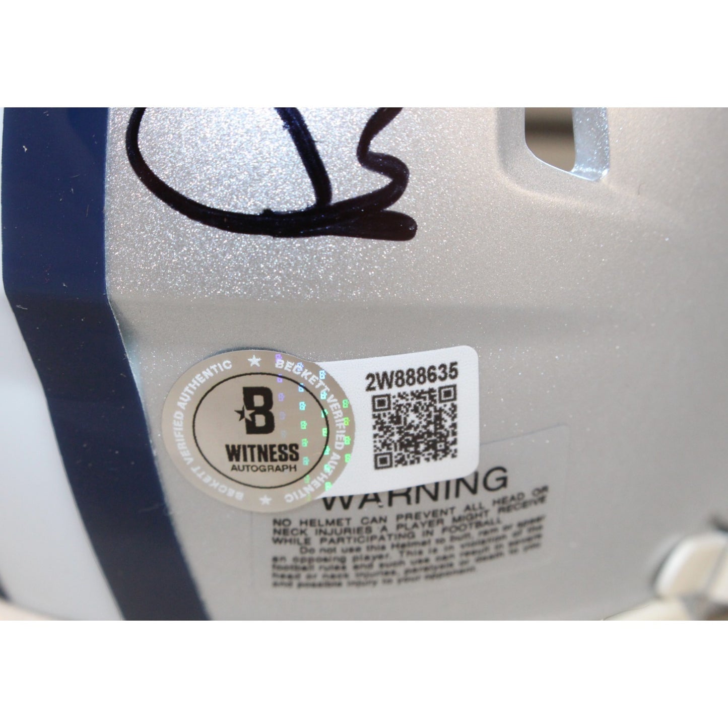 Michael Irvin Autographed Dallas Cowboys Mini Helmet