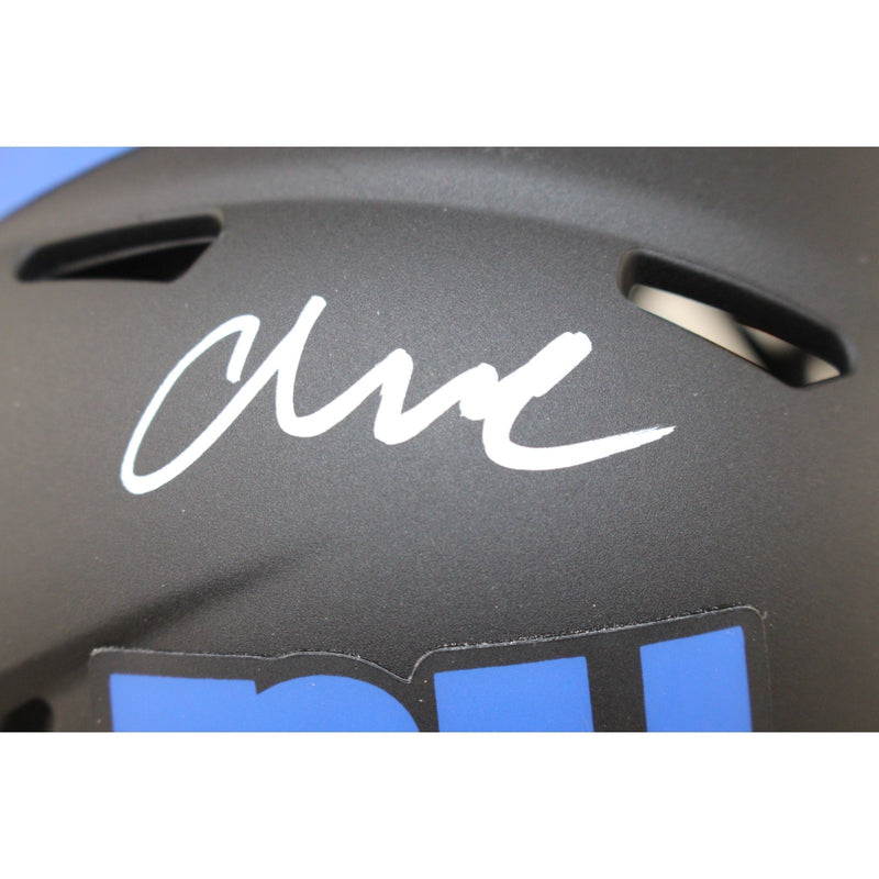 Abdul Carter Autographed New York Giants Eclipse Mini Helmet