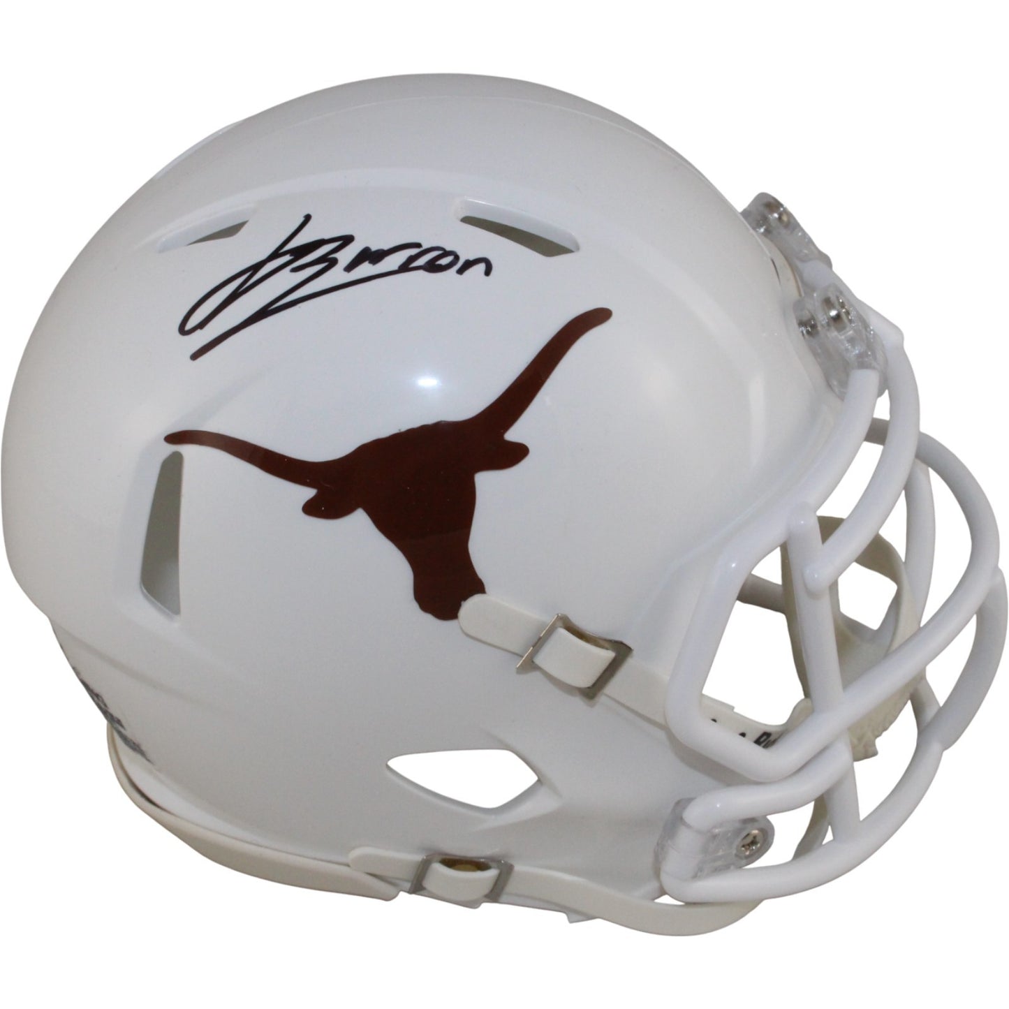 Jahdae Barron Autographed Texas Longhorns Mini Helmet