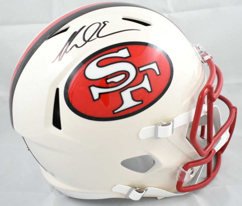 Mike Evans Autographed San Francisco 49ers Full Size Retro Speed Helmet